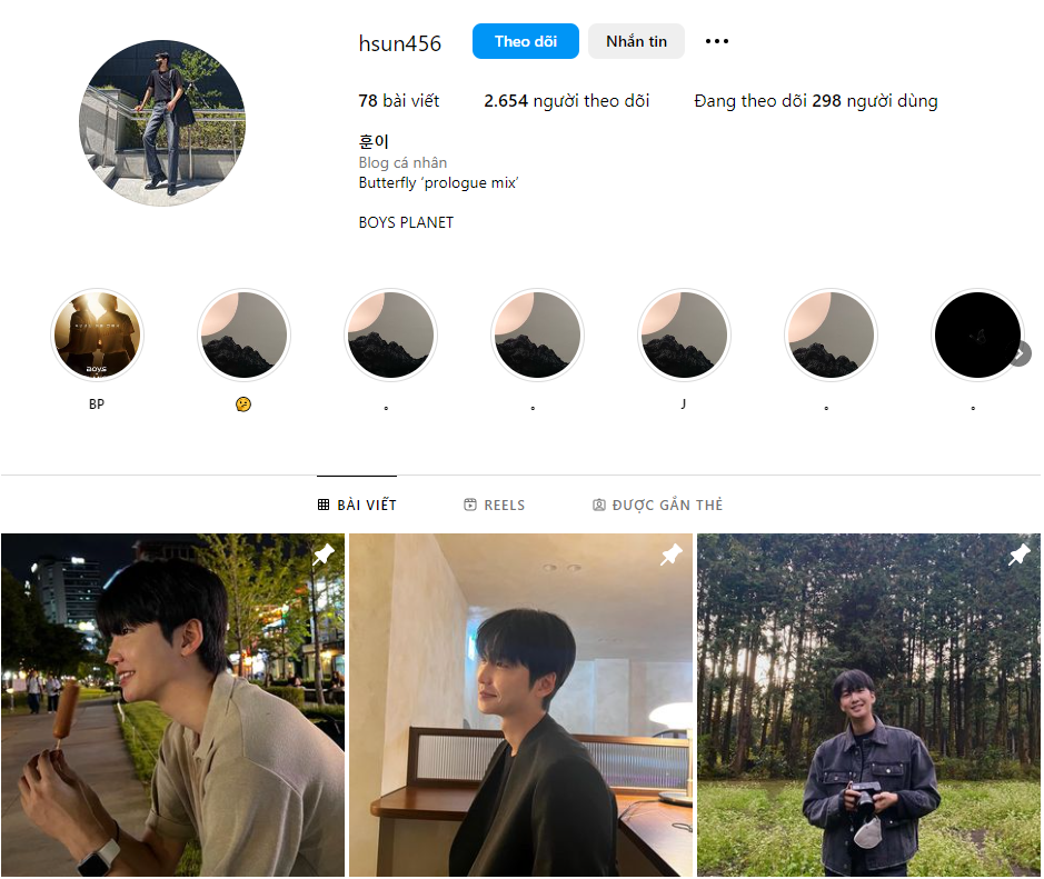 Instagram của staff này có ghi Boys Planet và một highlight dành riêng khi làm việc tại chương trình. Instagram của staff này có ghi Boys Planet và một highlight dành riêng khi làm việc tại chương trình.