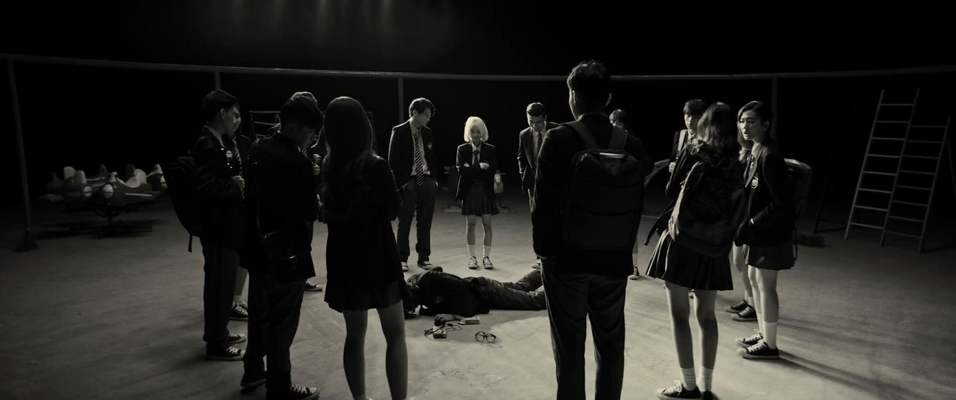 Phân cảnh Sơn Tùng bị bạo lực học đường trong MV There's No One At All. Phân cảnh Sơn Tùng bị bạo lực học đường trong MV There's No One At All.