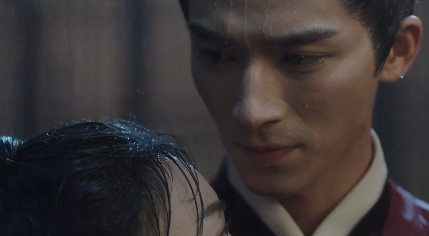 Đường kẻ mắt vừa mỏng vừa sắc của Túc quốc công bay sạch vì cơn mưa quá lớn. Đường kẻ mắt vừa mỏng vừa sắc của Túc quốc công bay sạch vì cơn mưa quá lớn.