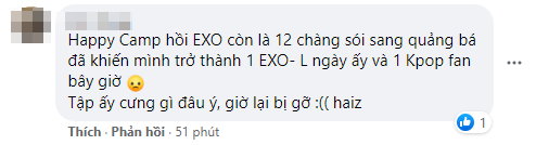 Những tập phát sóng của Happy Camp mà EXO góp mặt từng là cột mốc đánh dấu ngày đầu tiên bước chân vào fandom EXO của nhiều fan. Những tập phát sóng của Happy Camp mà EXO góp mặt từng là cột mốc đánh dấu ngày đầu tiên bước chân vào fandom EXO của nhiều fan.