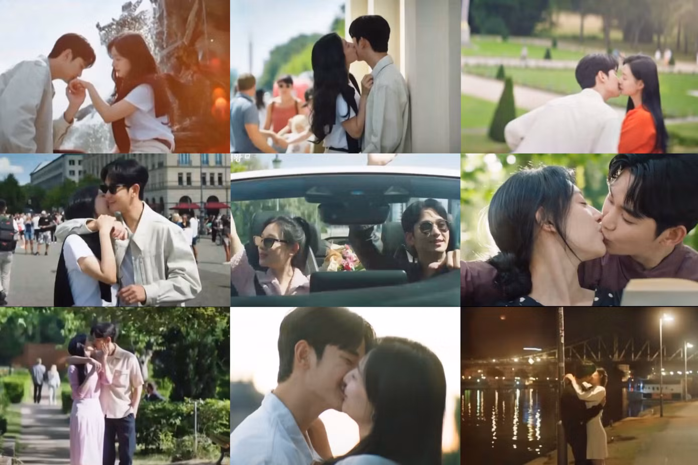 Vài giây lướt qua nhưng tràn ngập cảnh hôn của bộ đôi đang được cư dân mạng lan truyền không ngừng sau khi tập 1 lên sóng.