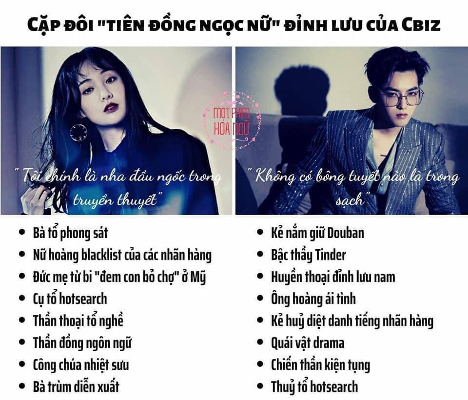 Đặt sự nghiệp và đời tư ồn ào của Trịnh Sảng, Ngô Diệc Phàm lên bàn cân so sánh, Vnet khẳng định cả hai nên "về chung một nhà". - Ảnh: Mọt Phim Hoa Ngữ Đặt sự nghiệp và đời tư ồn ào của Trịnh Sảng, Ngô Diệc Phàm lên bàn cân so sánh, Vnet khẳng định cả hai nên "về chung một nhà". - Ảnh: Mọt Phim Hoa Ngữ