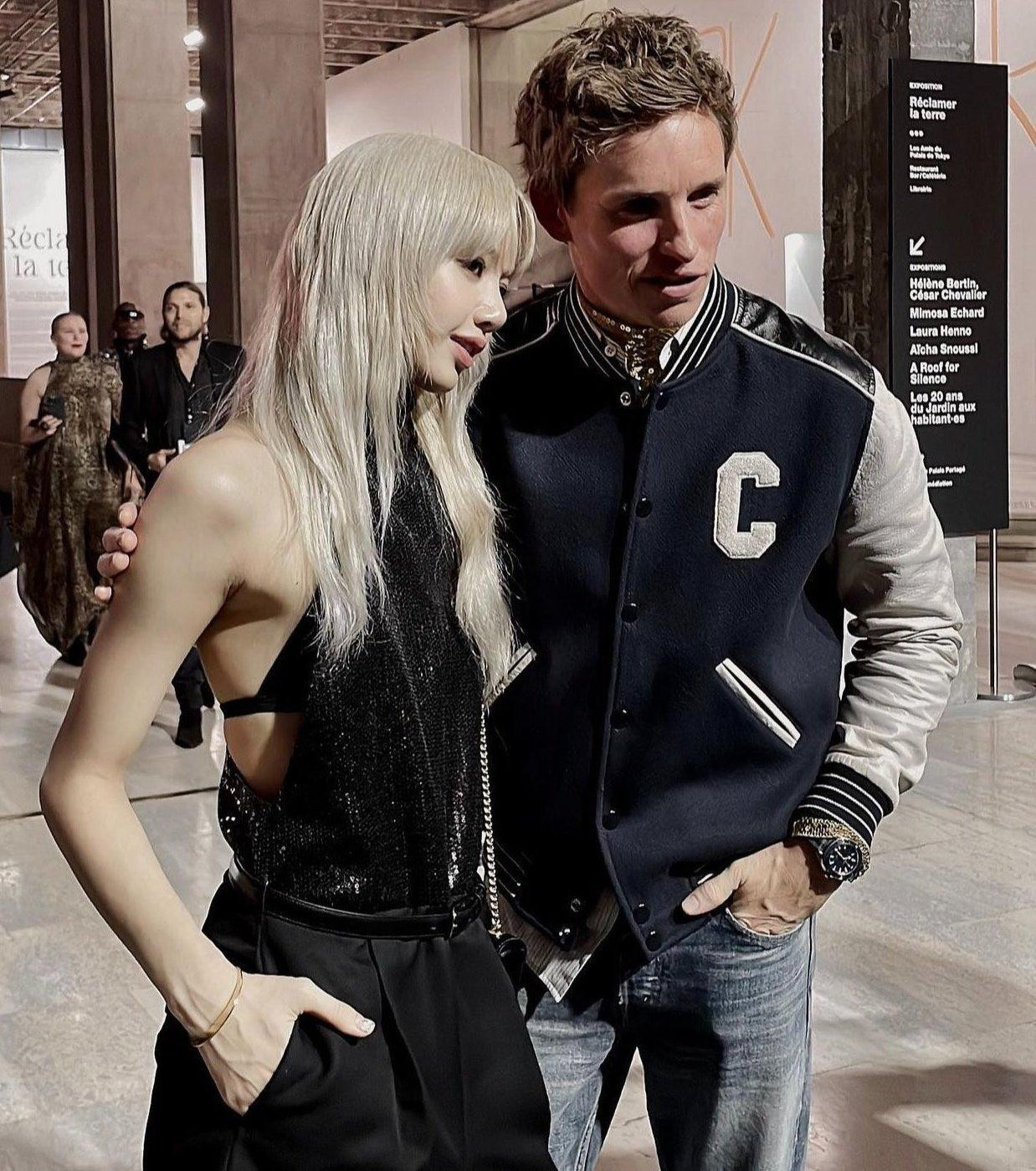 Lisa cùng nam diễn viên Eddie Redmayne.