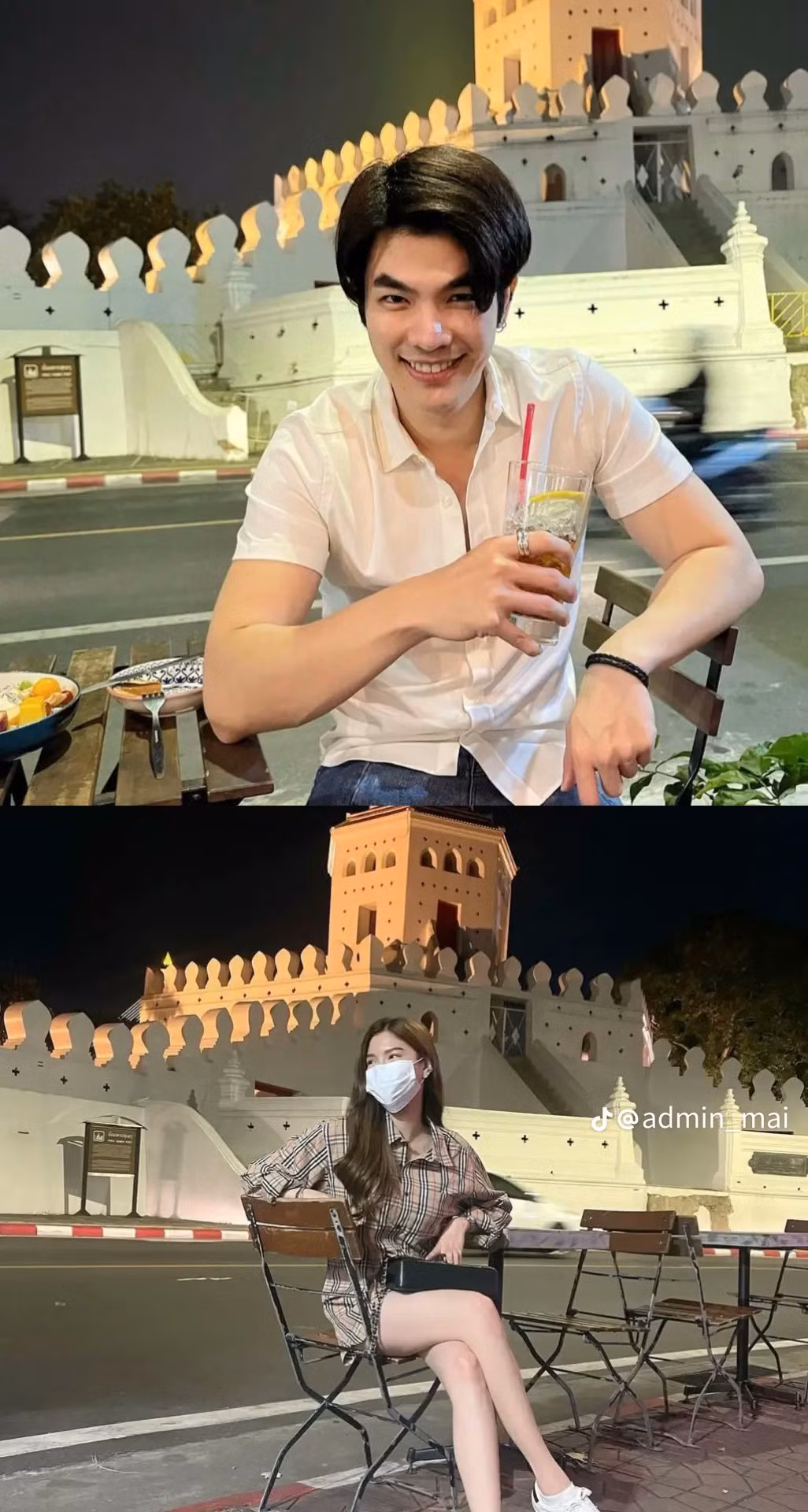 Fan "đào" thêm hàng loạt hình ảnh Mile và Nan chụp cùng một địa điểm.