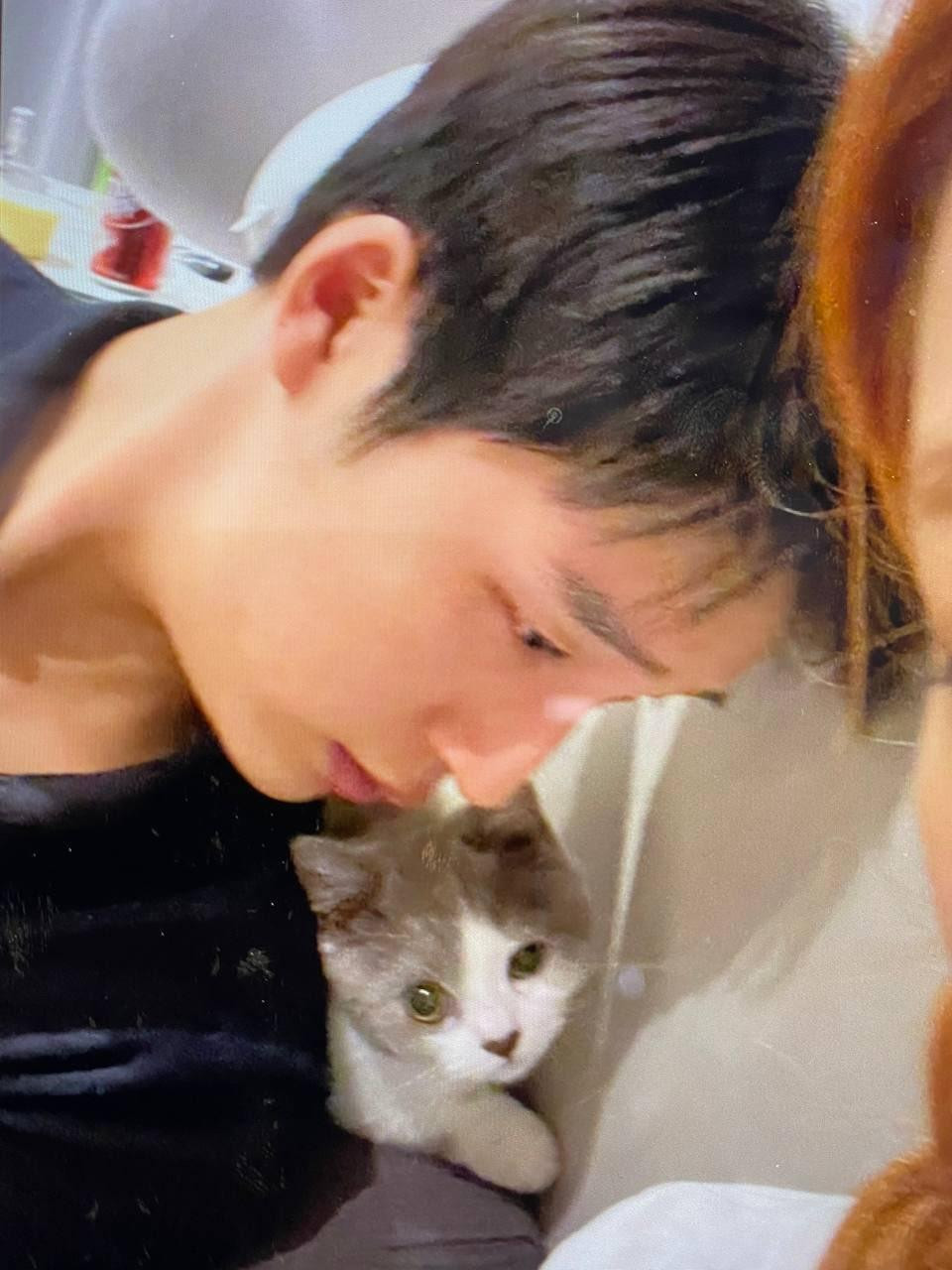 gurumiharibo tung ảnh twozoobrother chụp cùng chú mèo giống chú mèo trong bức ảnh của V bị tung ra gần đây. gurumiharibo tung ảnh twozoobrother chụp cùng chú mèo giống chú mèo trong bức ảnh của V bị tung ra gần đây.