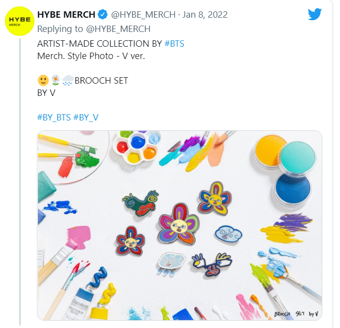 Các thiết kế mới của V được HYPE tung ra. - Nguồn HYPE Merch
