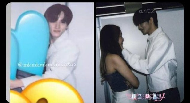 Một bức ảnh giống như Mark ôm fan từ phía sau cũng được lan truyền cùng. Một bức ảnh giống như Mark ôm fan từ phía sau cũng được lan truyền cùng.