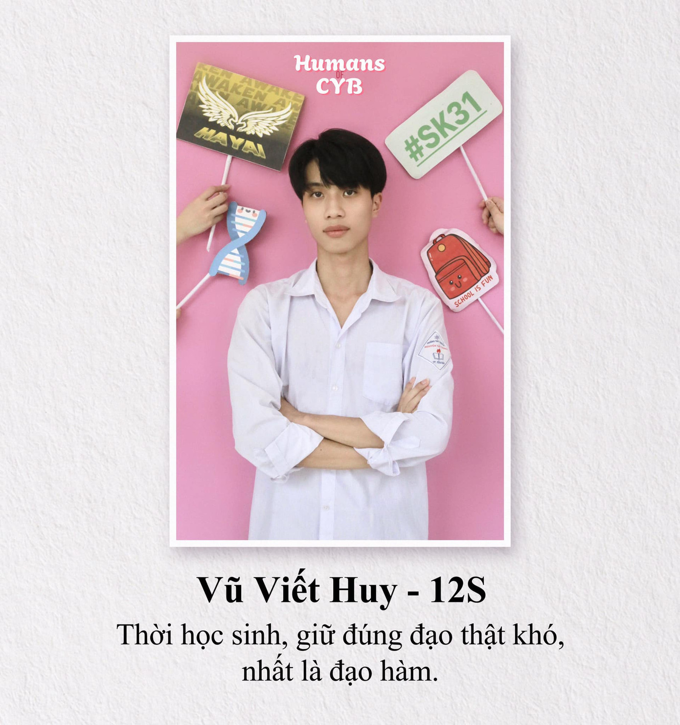 Câu quote, đúng nhận khiến teen nói sai... không thể cãi! - Ảnh: Humans of CYB