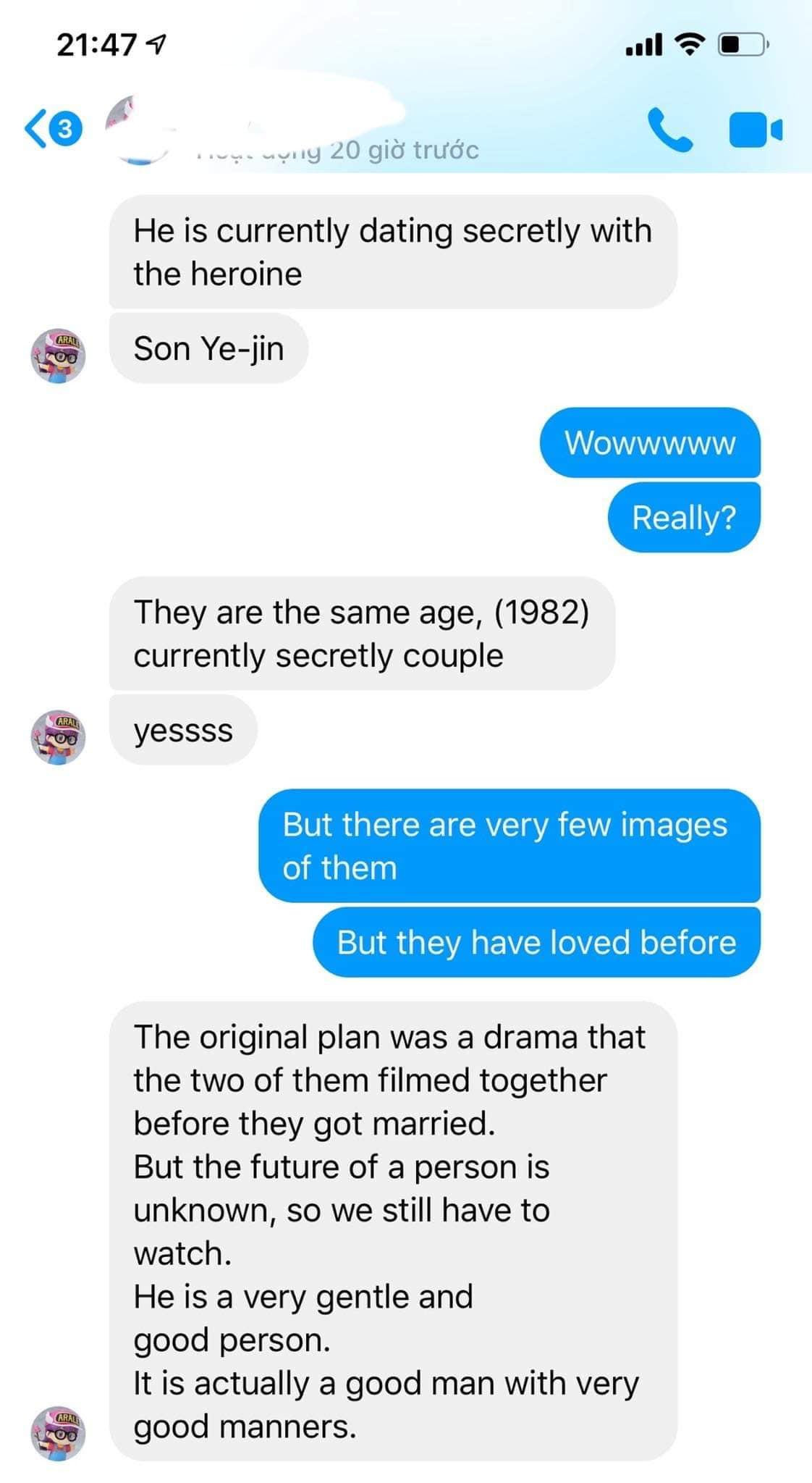 Toàn bộ đoạn chat được Thủy Anh tiết lộ.