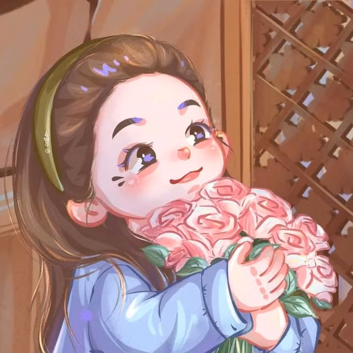 Những bức vẽ đáng yêu cũng được tạo nên từ ảnh gốc của Lưu Diệc Phi.