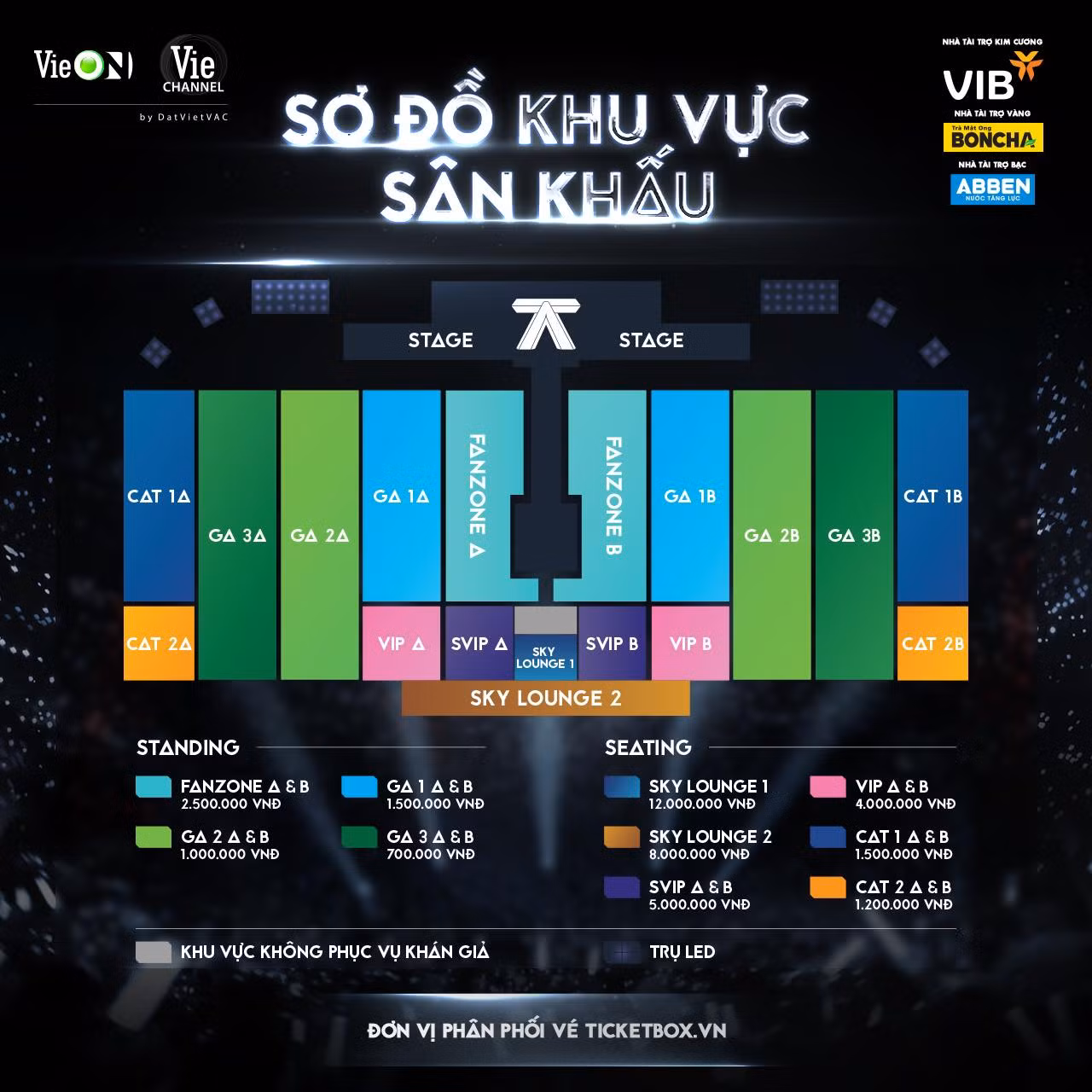 Sơ đồ chính thức concert Anh Trai "Say Hi" D-5. Sơ đồ chính thức concert Anh Trai "Say Hi" D-5.