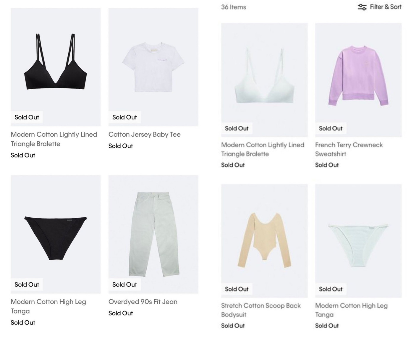 Phía CK liên tục cho restock các sản phẩm để phục vụ nhu cầu đặt hàng "khủng" cho bộ sưu tập Jennie for Calvin Klein. Phía CK liên tục cho restock các sản phẩm để phục vụ nhu cầu đặt hàng "khủng" cho bộ sưu tập Jennie for Calvin Klein.