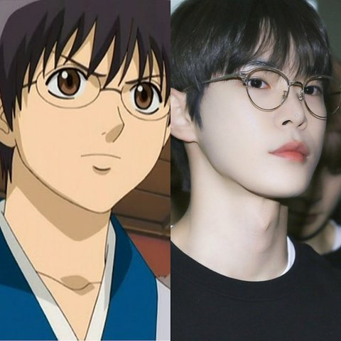 Doyoung (NCT) được cho là giống với nhân vật Shimura Shinpachi (Gintama/ Linh Hồn Bạc).