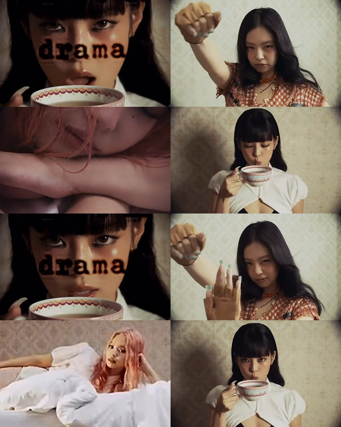 Một vài tạo hình của Jennie trong đợt trở lại này được tung ra trong đoạn teaser trước đó.