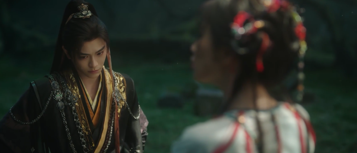 Mộ Thanh tới nơi, từ lo lắng Diệu Diệu gặp nguy hiểm tới ngượng ngùng, xấu hổ khi cô giận dỗi vì anh gắn bùa đuổi cô đi. Mộ Thanh tới nơi, từ lo lắng Diệu Diệu gặp nguy hiểm tới ngượng ngùng, xấu hổ khi cô giận dỗi vì anh gắn bùa đuổi cô đi.