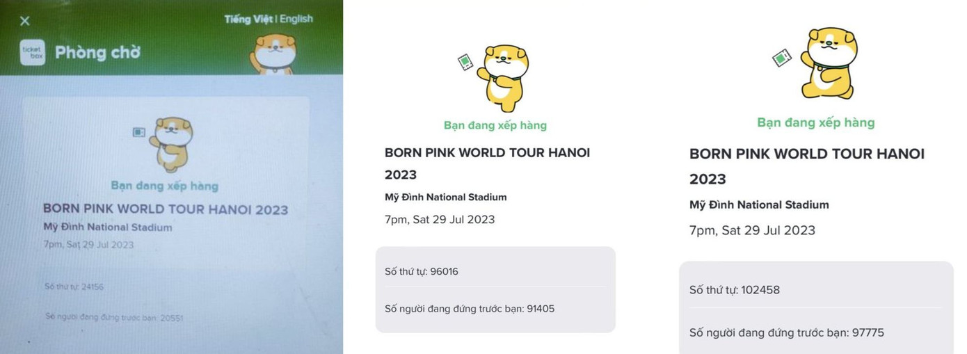 Bức ảnh được truyền tay nhiều nhất mạng xã hội lúc này là ảnh chụp màn hình chờ xếp hàng vào web đặt vé concert của BLACKPINK. Bức ảnh được truyền tay nhiều nhất mạng xã hội lúc này là ảnh chụp màn hình chờ xếp hàng vào web đặt vé concert của BLACKPINK.