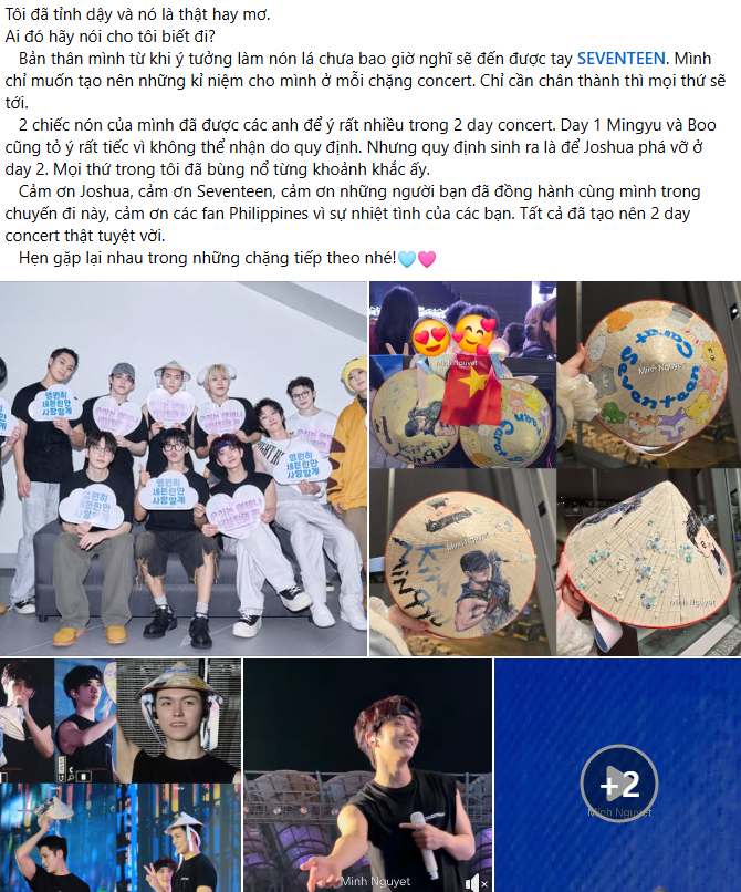 Bài đăng bày tỏ sự hạnh phúc của CARAT Việt ngỡ như một giấc mơ. Bài đăng bày tỏ sự hạnh phúc của CARAT Việt ngỡ như một giấc mơ.