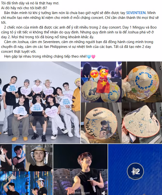 Bài đăng bày tỏ sự hạnh phúc của CARAT Việt ngỡ như một giấc mơ. Bài đăng bày tỏ sự hạnh phúc của CARAT Việt ngỡ như một giấc mơ.