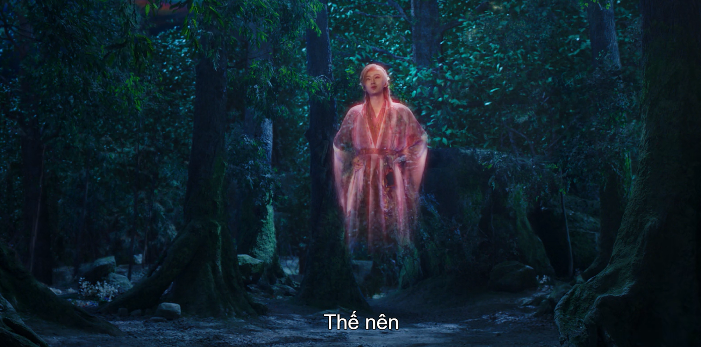 Bạch Lộc mắt đỏ hoe trong cảnh nghe lời dặn cuối cùng của Mộ Cửu được khán giả khen ngợi hết lời vì nhẹ nhàng nhưng đủ để người xem cảm thấy dằn vặt theo.