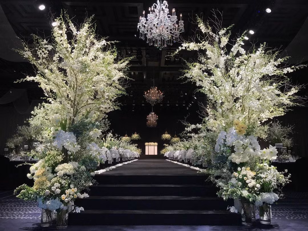 Không gian tổ chức hôn lễ tại Grand Intercontinental Seoul Parnas.