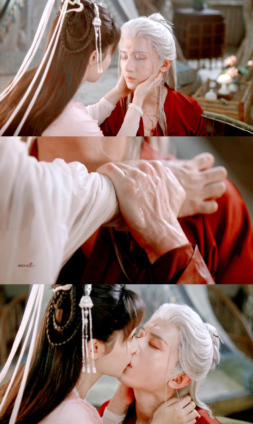 Cảnh hôn vừa hé lộ đã lên Hot Search của Dương Tử và Thành Nghị.