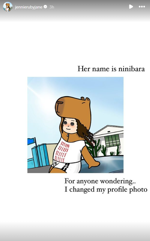 Jennie chính thức đổi ảnh đại diện cho Instagram sau 5 năm. Jennie chính thức đổi ảnh đại diện cho Instagram sau 5 năm.