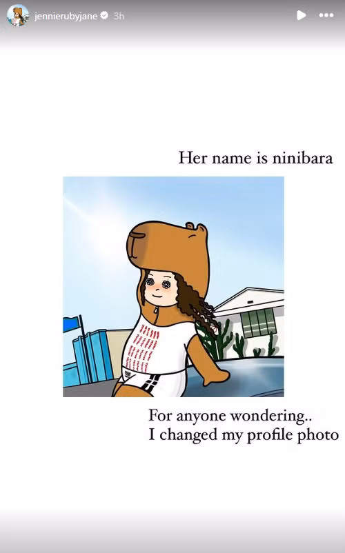 Jennie chính thức đổi ảnh đại diện cho Instagram sau 5 năm.