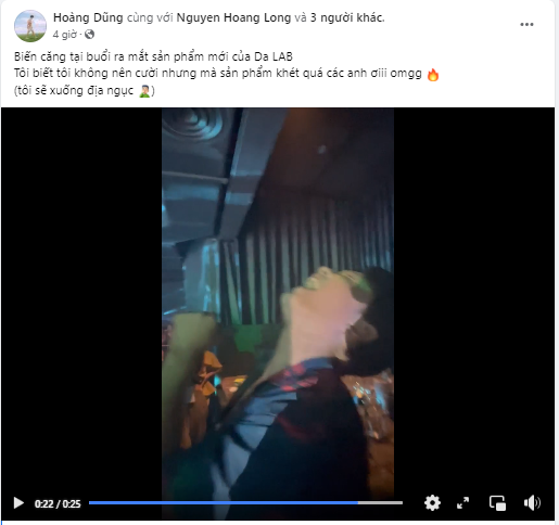 Hoàng Dũng cũng không quên gắn thẻ "chính chủ" của Kết Thúc Bắt Đầu trong bài đăng. Hoàng Dũng cũng không quên gắn thẻ "chính chủ" của Kết Thúc Bắt Đầu trong bài đăng.