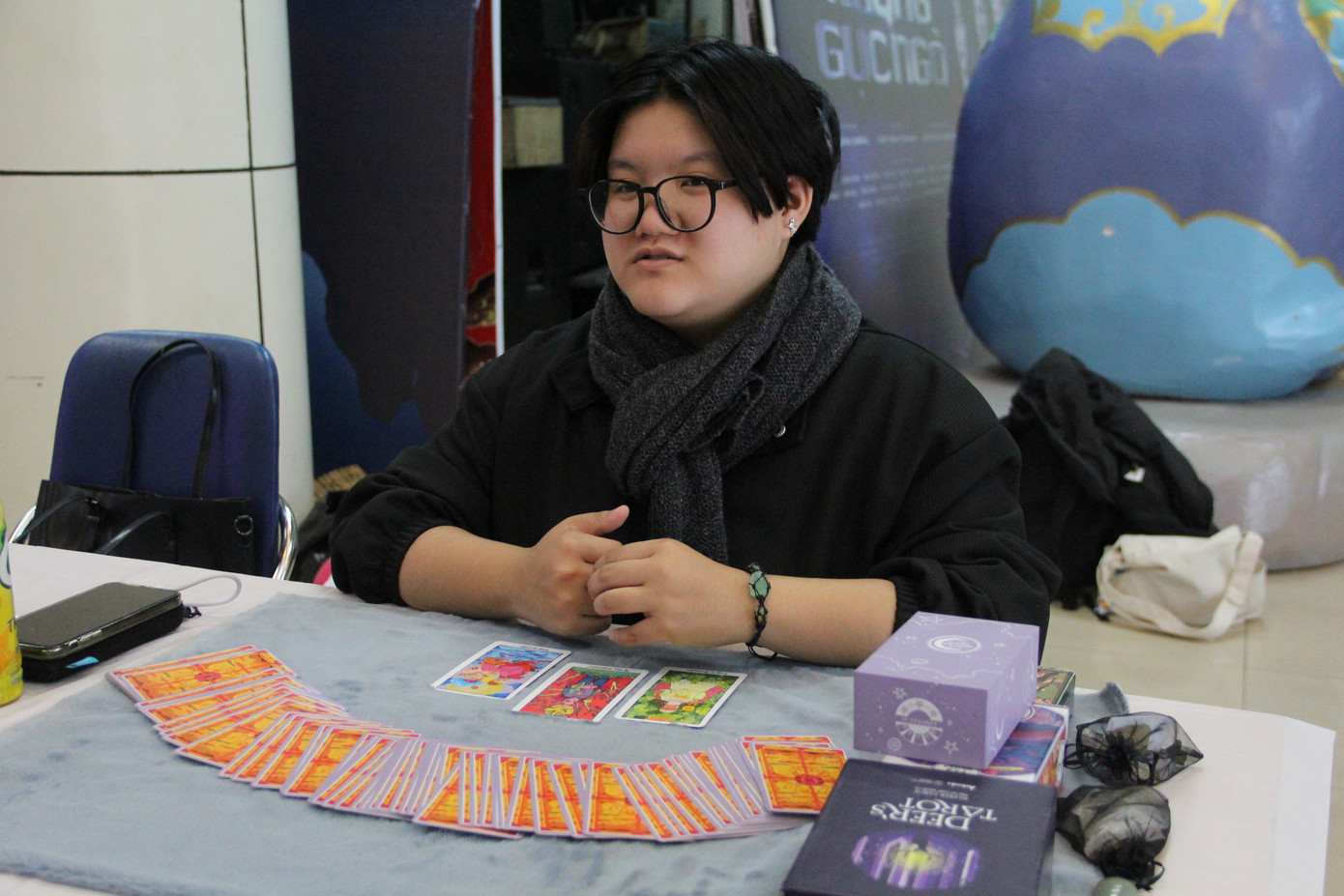 Gian Tarot sắp trở thành một khu cố định tại hội sách MỌT. Gian Tarot sắp trở thành một khu cố định tại hội sách MỌT.