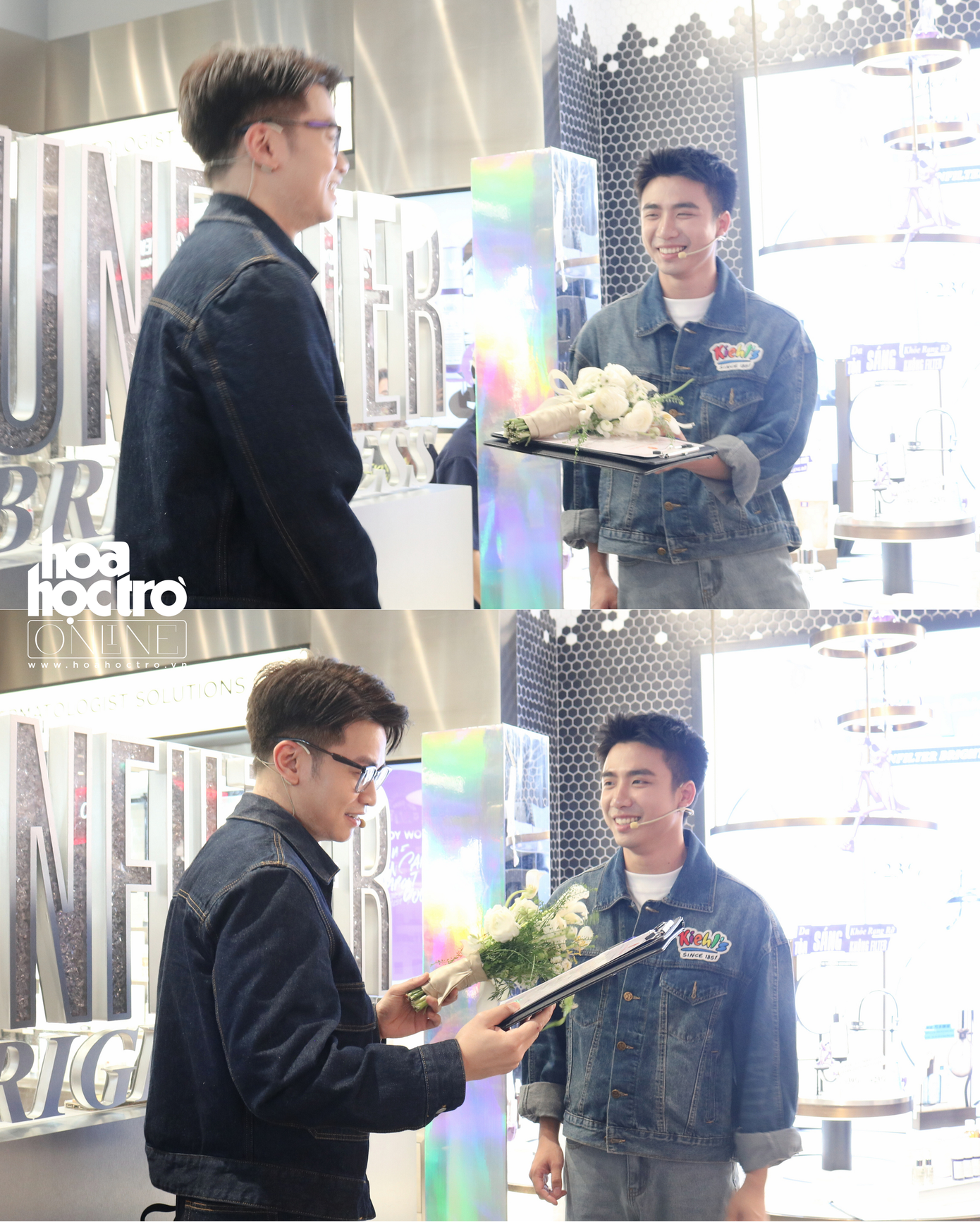 Sau khoảnh khắc nhìn ngắm và "ký vờ" thì "chú Ninh" cũng chiều fan bằng một màn tung hoa cưới đúng chuẩn. Sau khoảnh khắc nhìn ngắm và "ký vờ" thì "chú Ninh" cũng chiều fan bằng một màn tung hoa cưới đúng chuẩn.