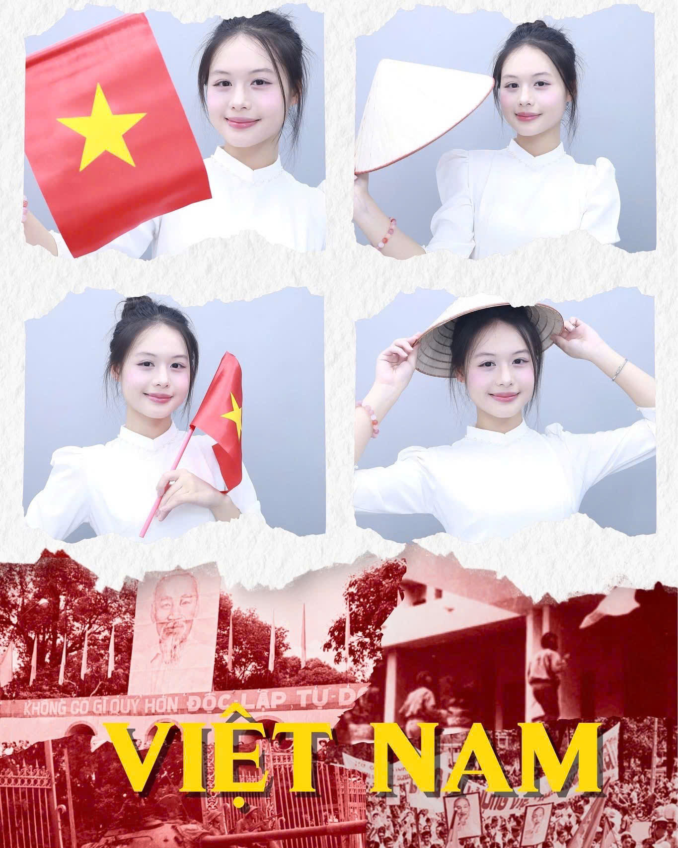 Mỗi bức hình không chỉ đẹp mà còn đong đầy ý nghĩa dịp Đại lễ 30/4. (Ảnh: Meliphoto, SnapLab, GiangBui Studio, Linh Linh Photobooth)