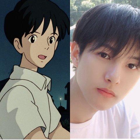 Với khí chất mang hơi hướng của nhân vật trong phim hoạt hình Ghibli, Renjun (NCT) được cho là &quot;phiên bản sống&quot; của Seiji Amasawa (Lời Thì Thầm Của Trái Tim).