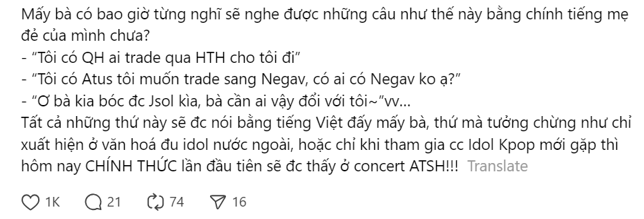 Fan hào hứng khi được đắm mình trong không khí "đu idol" ngay trên sân nhà. Fan hào hứng khi được đắm mình trong không khí "đu idol" ngay trên sân nhà.
