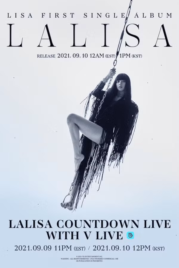 Lisa trong poster thần thái, đầy tính nghệ thuật...