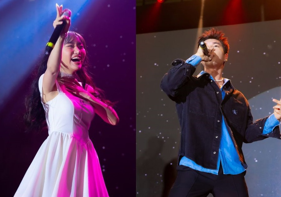 Sự xuất hiện với tư cách khách mời biểu diễn đặc biệt của Orange và HIEUTHUHAI khiến không khí đêm Chung kết thêm cuồng nhiệt.