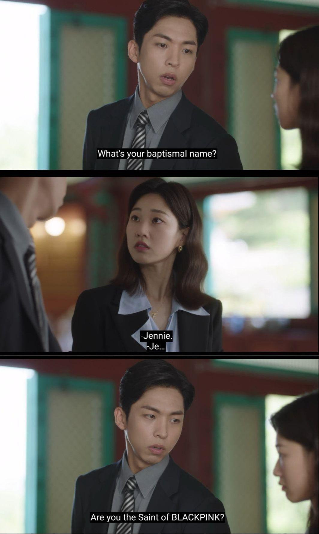 Jennie và BLACKPINK trở thành "cameo bất đắc dĩ" khiến fan phấn khích. Jennie và BLACKPINK trở thành "cameo bất đắc dĩ" khiến fan phấn khích.