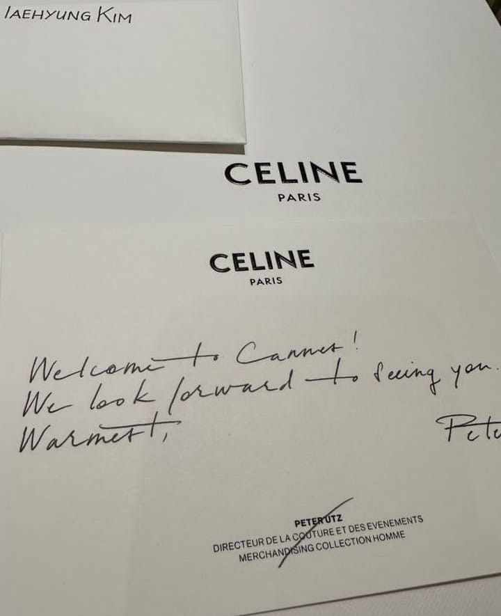 V sẽ tham gia LHP Cannes 2023 theo lời mời của CELINE. V sẽ tham gia LHP Cannes 2023 theo lời mời của CELINE.