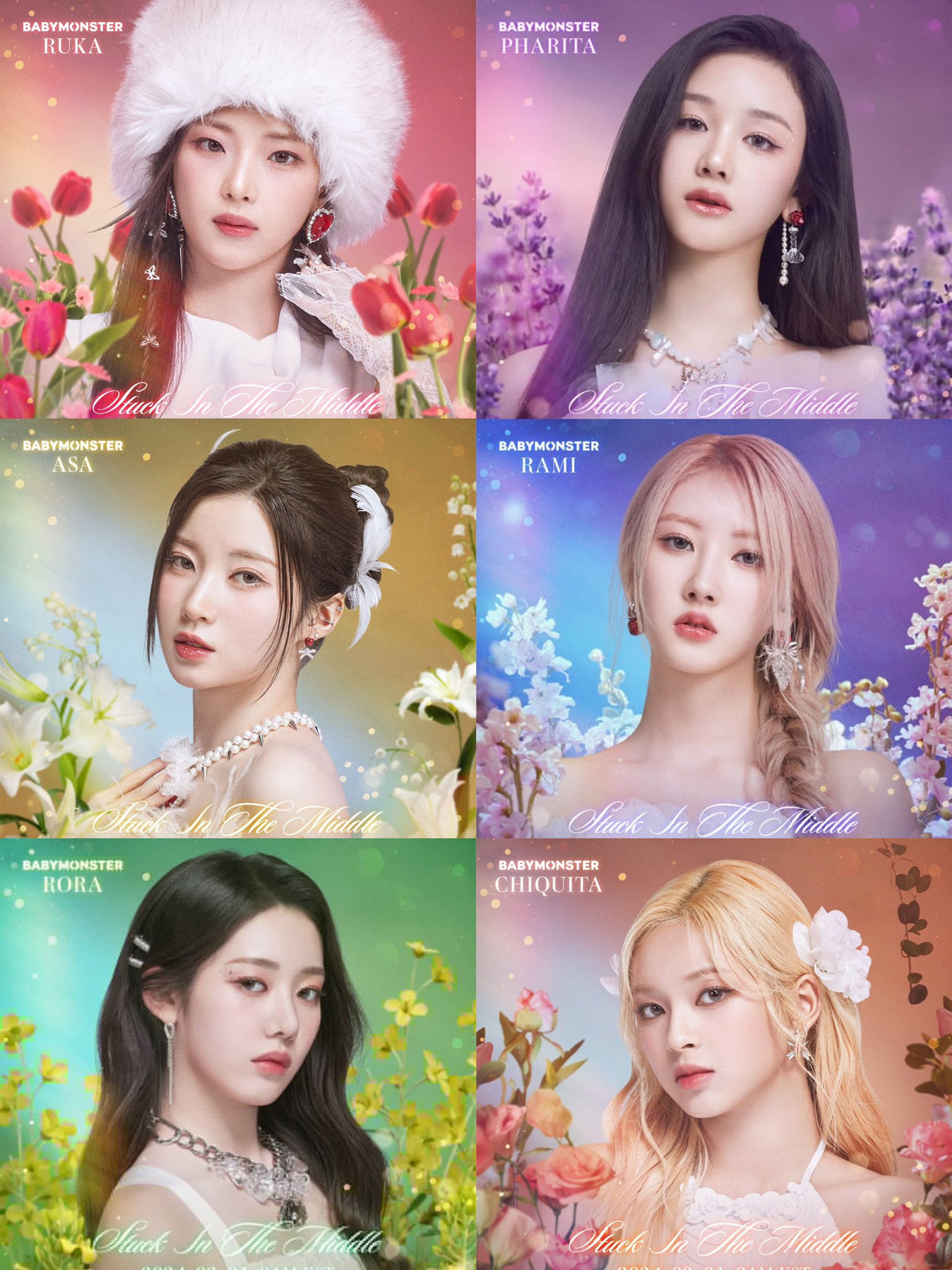 Poster của BABYMONSTER cho Stuck In The Middle bị chê giả trân, nhan sắc của từng thành viên là điều duy nhất cứu lấy thiết kế.