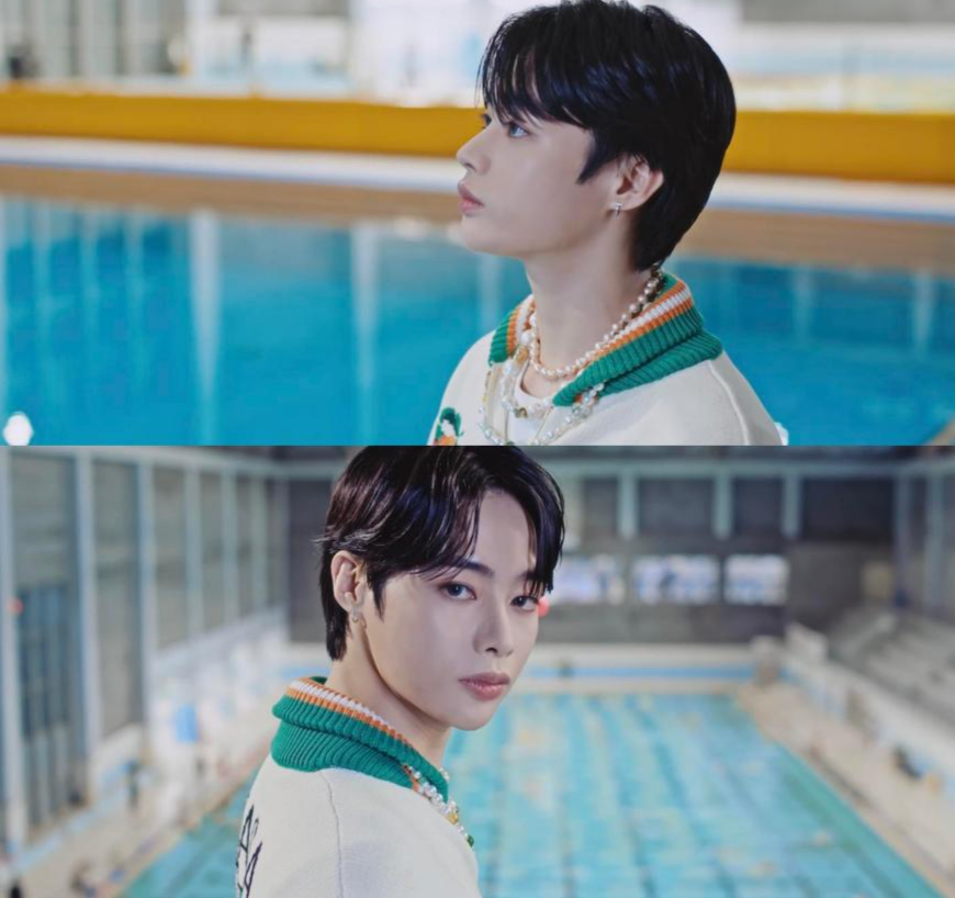 Visual bị "dìm" của Hanbin trong trailer ra mắt. Visual bị "dìm" của Hanbin trong trailer ra mắt.