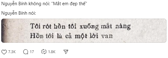 Cư dân mạng "đu trend" với những trích dẫn từ tác phẩm của các nhà thơ, nhà văn nổi tiếng của làng văn học Việt Nam.