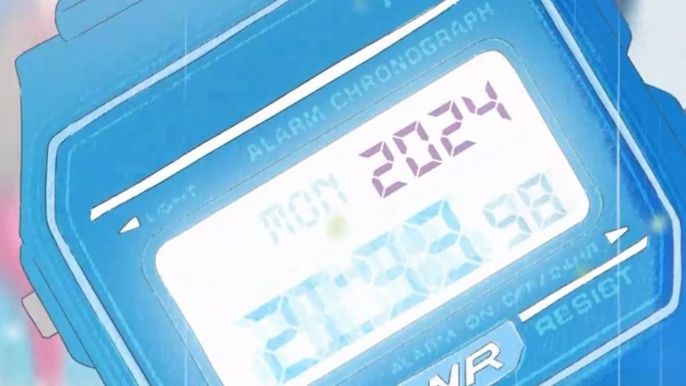 Đồng hồ trong đoạn giới thiệu phim.