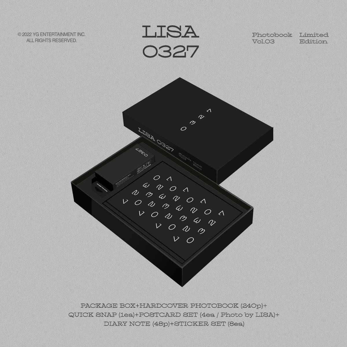 Bản giới hạn có thêm 1 hộp đựng, 1 máy ảnh quick snap, 1 set postcard gồm 4 tấm do đích thân Lisa chụp, 1 sổ nhật ký (48 trang) và 1 set sticker (8 tấm).