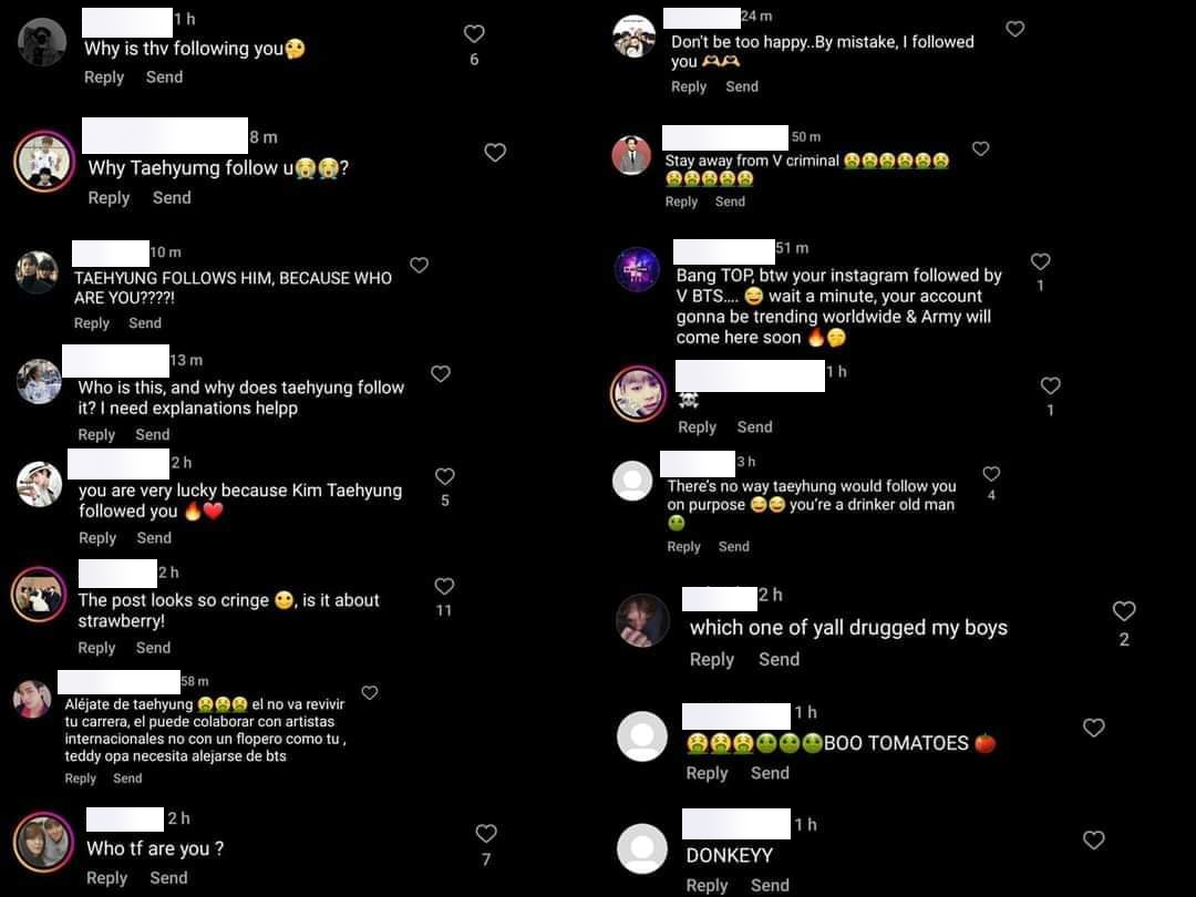 Một số bình luận tiêu cực "cùng đổ bộ" vào bài đăng được ghim đầu tiên trên Instagram cá nhân của T.O.P. Một số bình luận tiêu cực "cùng đổ bộ" vào bài đăng được ghim đầu tiên trên Instagram cá nhân của T.O.P.