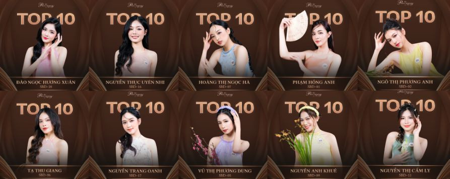 Top 10 tài sắc của Press Beauty 2023.