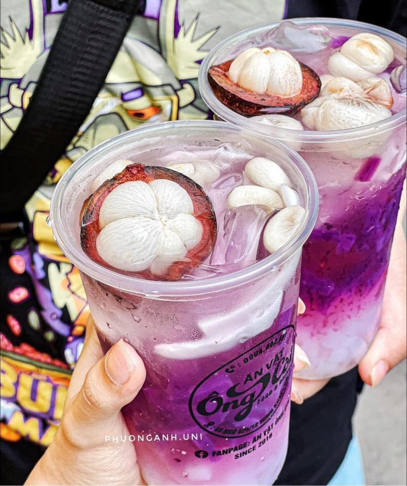 Dù cả nước dừa và măng cụt đều có vị ngọt nhưng không làm cho nước dừa măng cụt bị ngọt gắt mà vẫn đảm bảo độ thanh nhẹ. - Ảnh: @phuonganh.nui