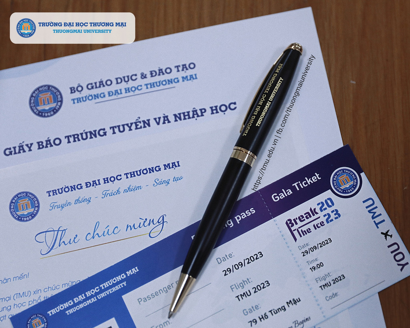 Ảnh: Fanpage trường Đại học Thương mại, TMU Fact Ảnh: Fanpage trường Đại học Thương mại, TMU Fact