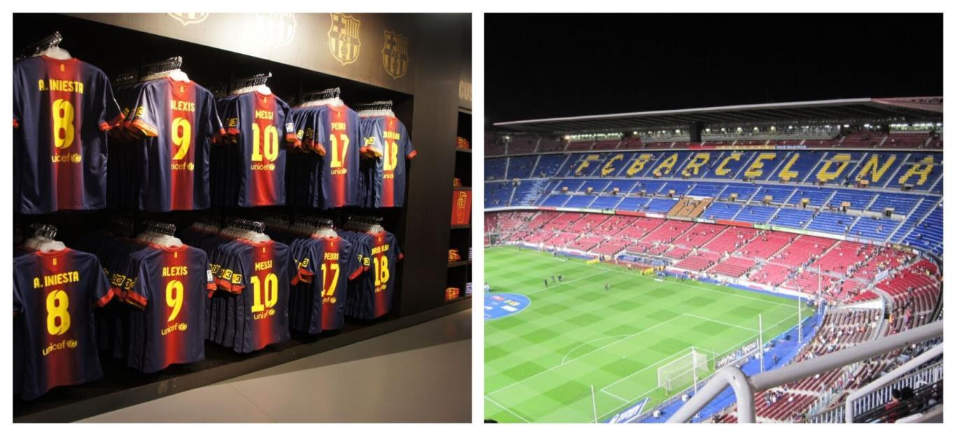 Nổi tiếng với đội bóng đá Barcelona, thế nên bảo tàng FC Barcelona và sân vận động NouCamp cũng là một trong những điểm đến thú vị. - Ảnh: Vietravel