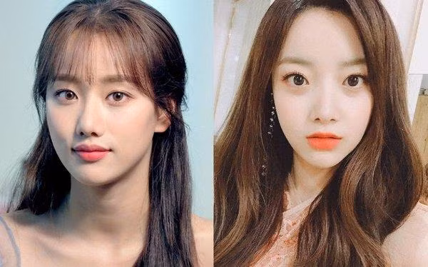 Naeun (trái) - Hyunjoo (phải)