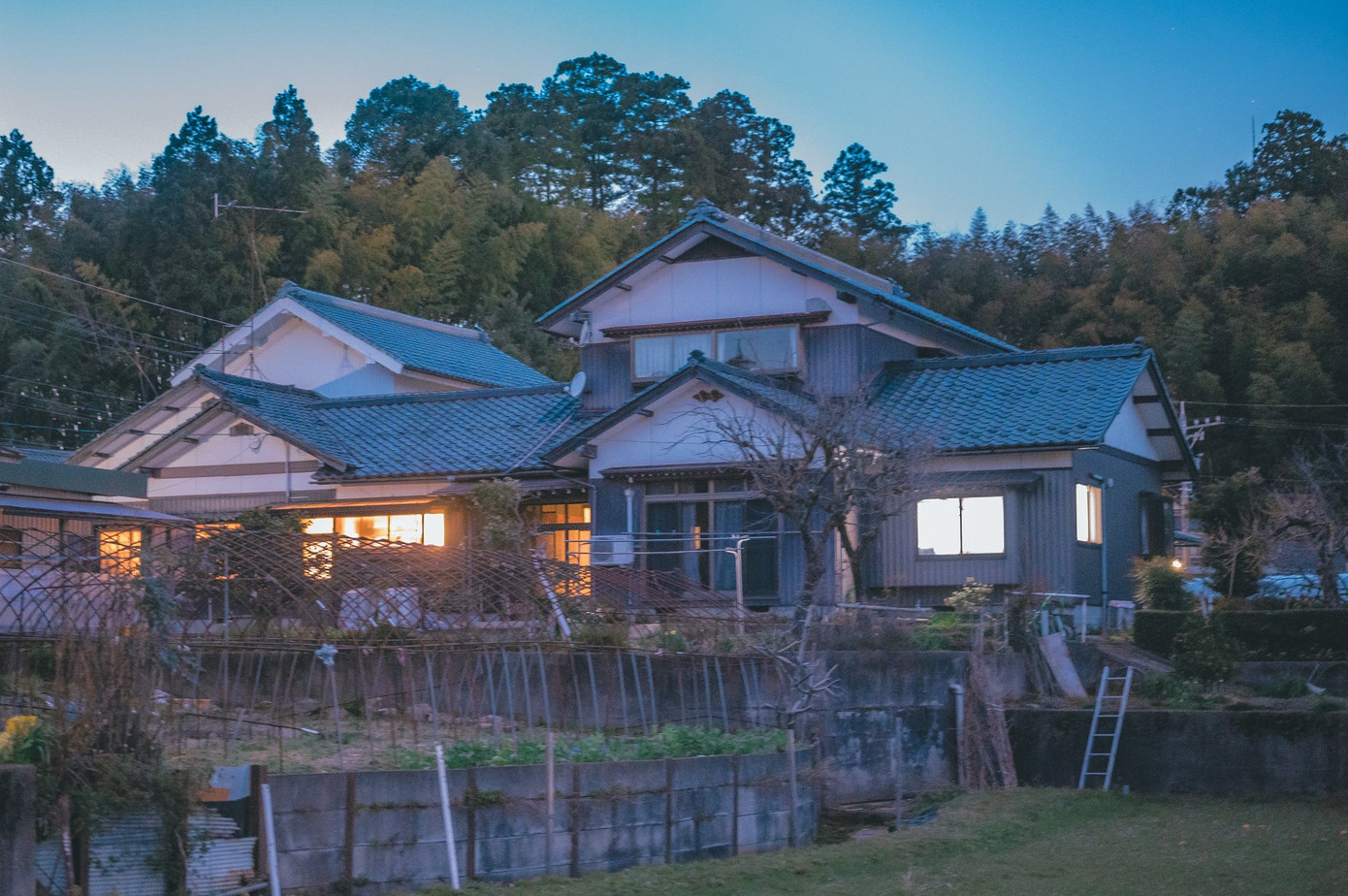 Cảnh chập tối tại Nhật Bản được Akine Coco chụp lại. Đây cũng là những bức ảnh mới nhất được cô cập nhật trên Twitter (X).