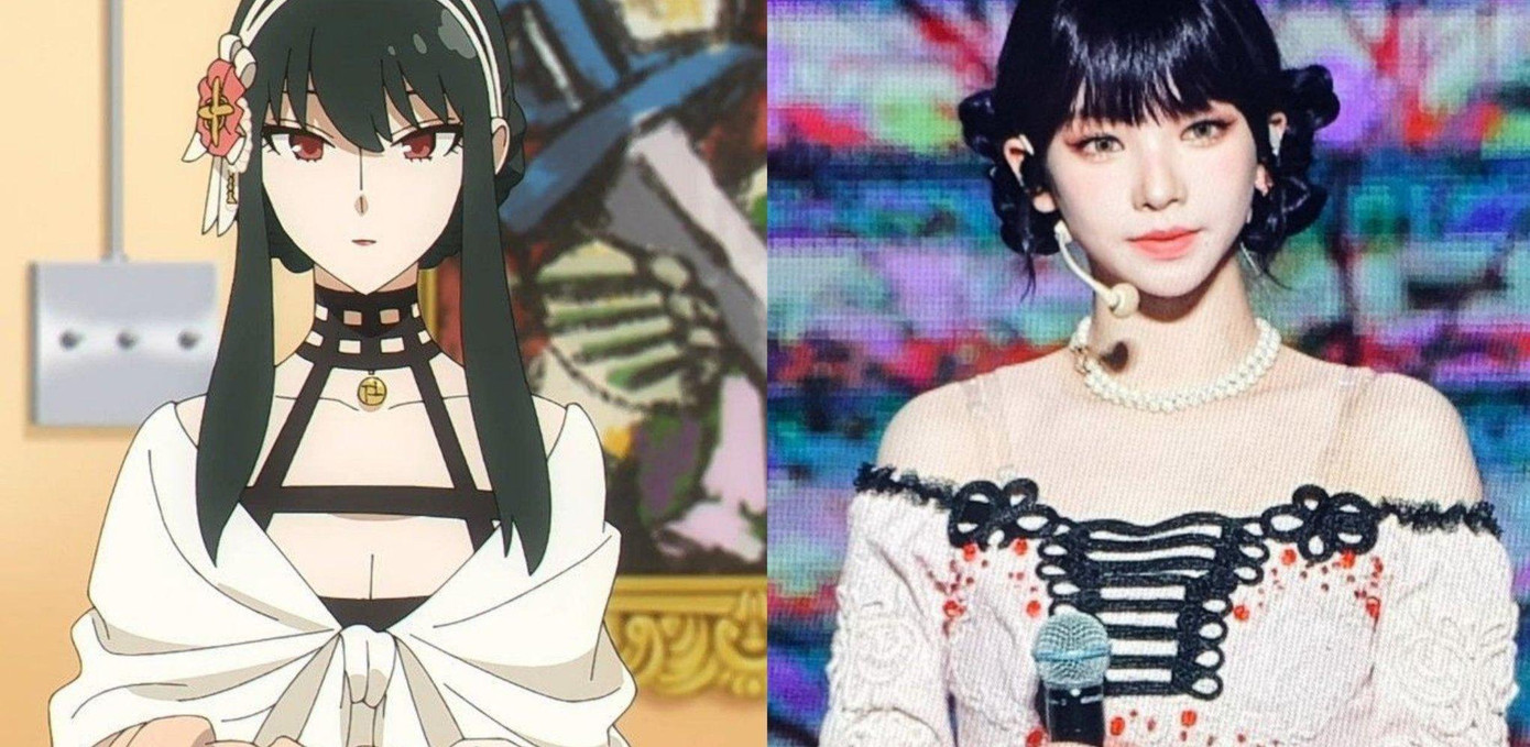 Tạo hình mới đây của Karina còn khiến fan liên tưởng tới nhân vật Yor Forger (Spy X Family).